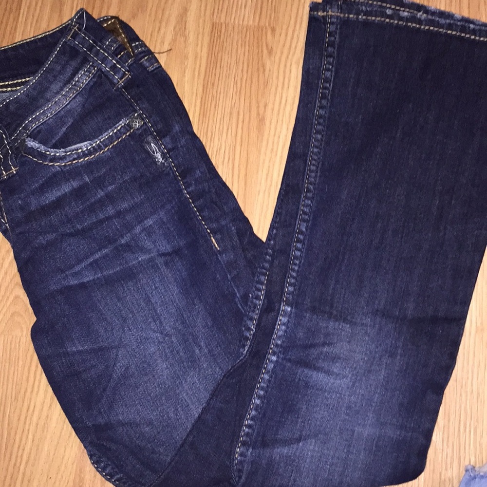 Silver jeans